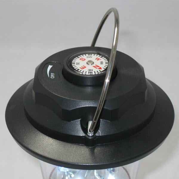 Portable Dynamo LED Lantern Radio with Built-In Compass