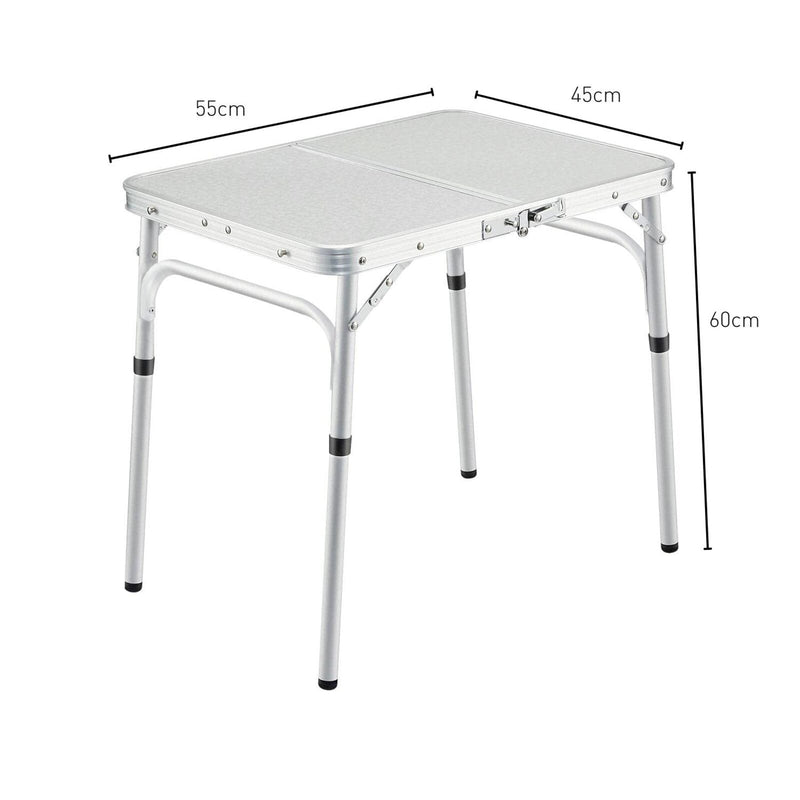 KILIROO Camping Table 60cm Silver KR-CT-100-CU